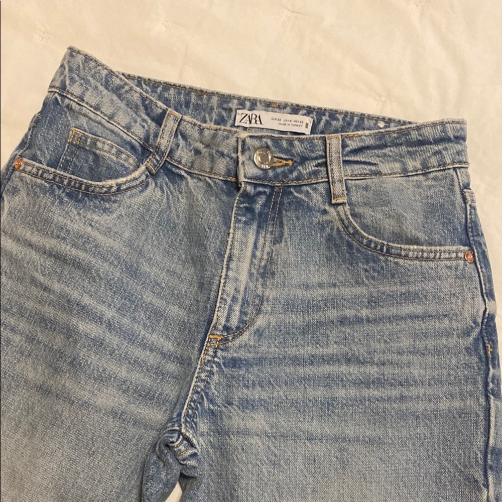 Zara Women's Light Blue Jeans